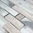 Sliver Brick 11.82 in. x 12.01 in. Interlocking Glossy Glass Mosaic Tile-36932907