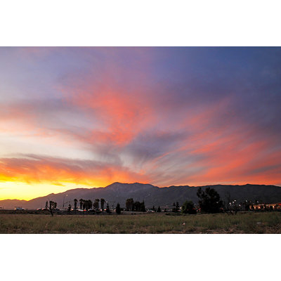 Marcie Mount Baldy Fontana by Mark Ramsperger - Wrapped Canvas Print