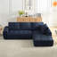 Canapé modulaire surdimensionné en L FAUX FUR-129240477