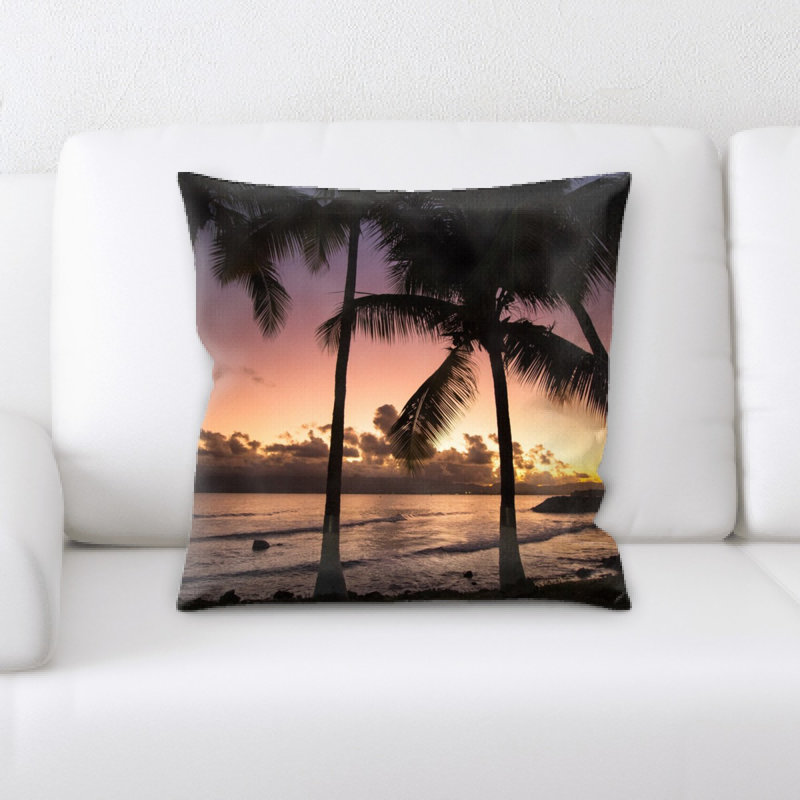 Microsuede Reversible Throw Pillow