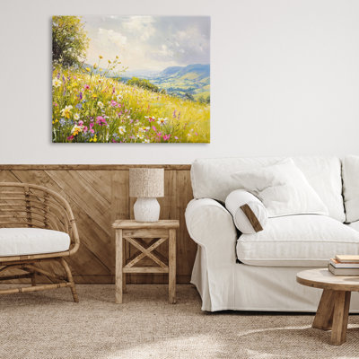 Scénario, toile de Wildflower Hill, conception par LSR Creative Studio