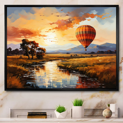 " Red Hot Air Ballon II "