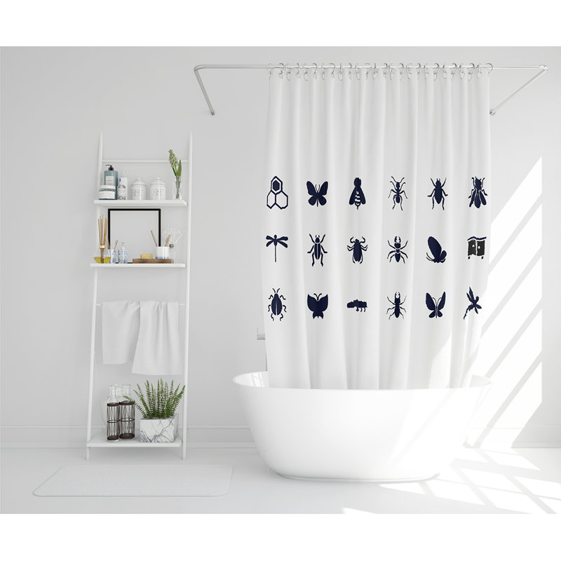 Ellakate Polyester Shower Curtain