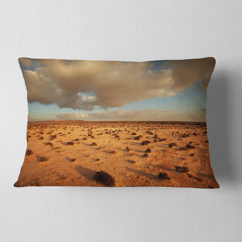 Coussin Schafer Desert in Western Sahara, 12 po x 20 po, Rectangulaire