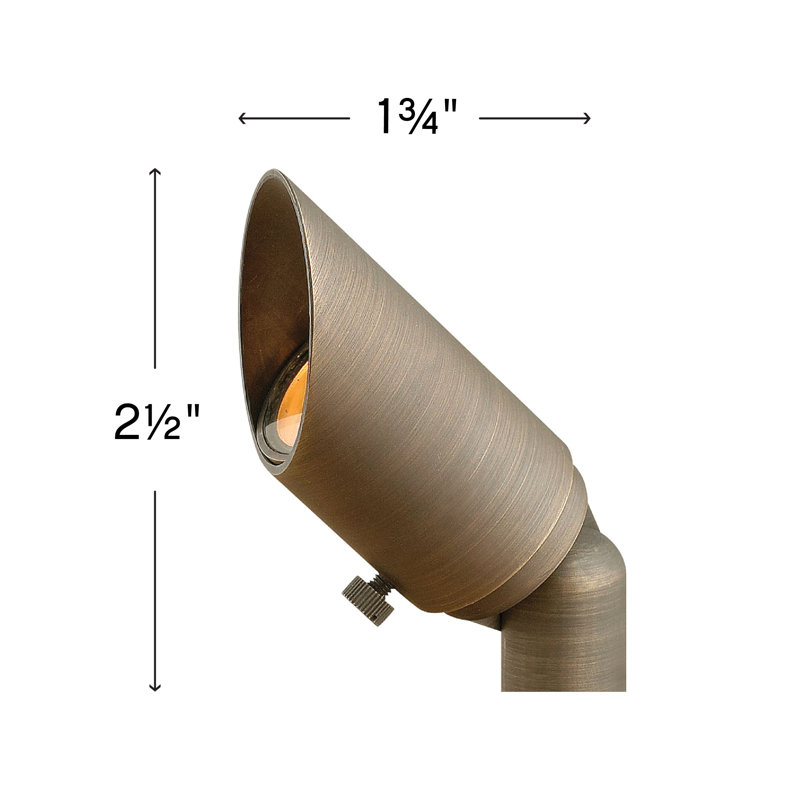 Hardy Island Spot Light, 1.75” H x 1.75” W x 5.38” D