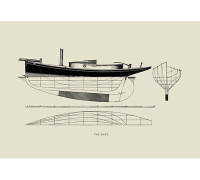« the dart » par charles p. kunhardt, impression