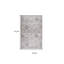 Tapis oriental délavé bleu et gris 4 pi x 6 pi
