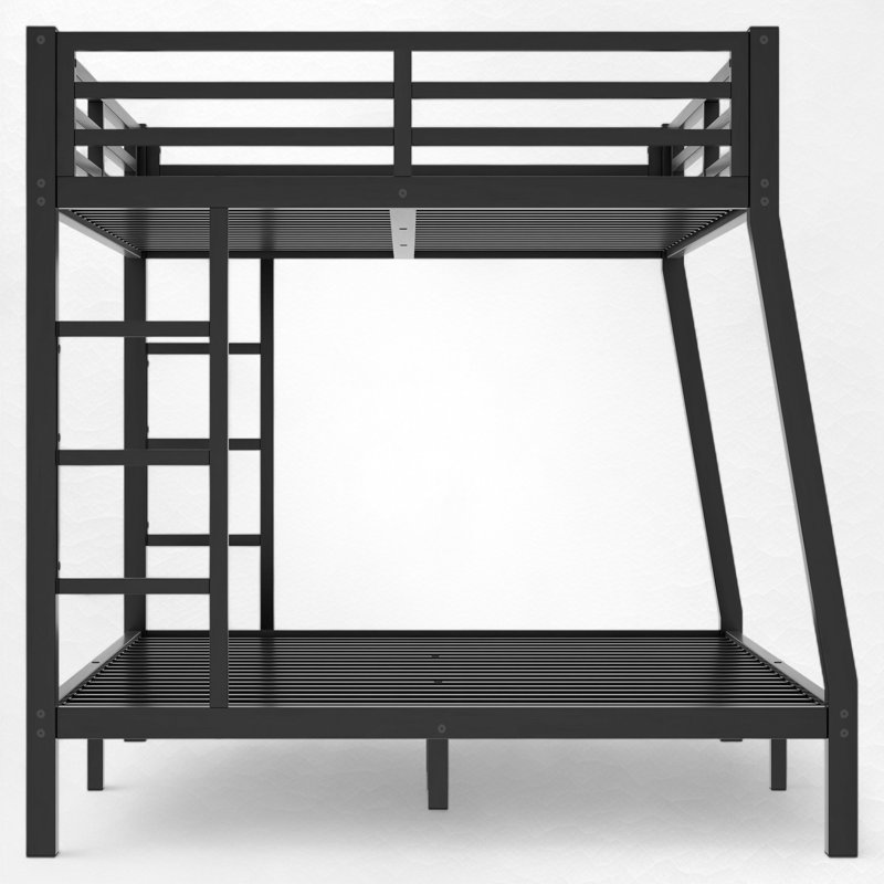 Metal Bunk Bed, Full XL Over Queen
