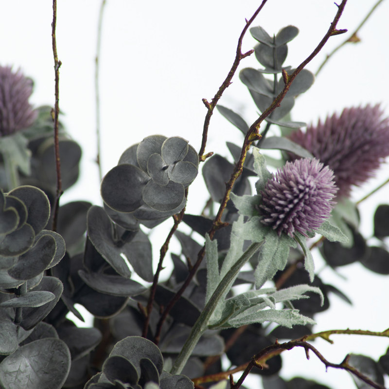 Silk Eucalyptus Arrangement in Vase