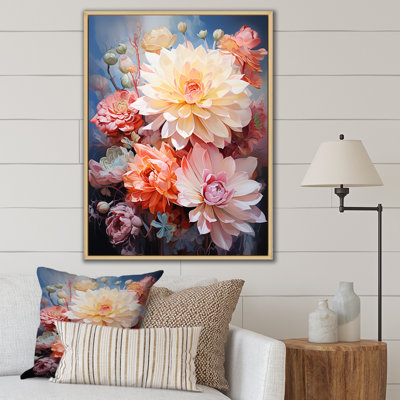 «Gullerson Colorful Succulent Romantic Impression I», reproduction sur toile