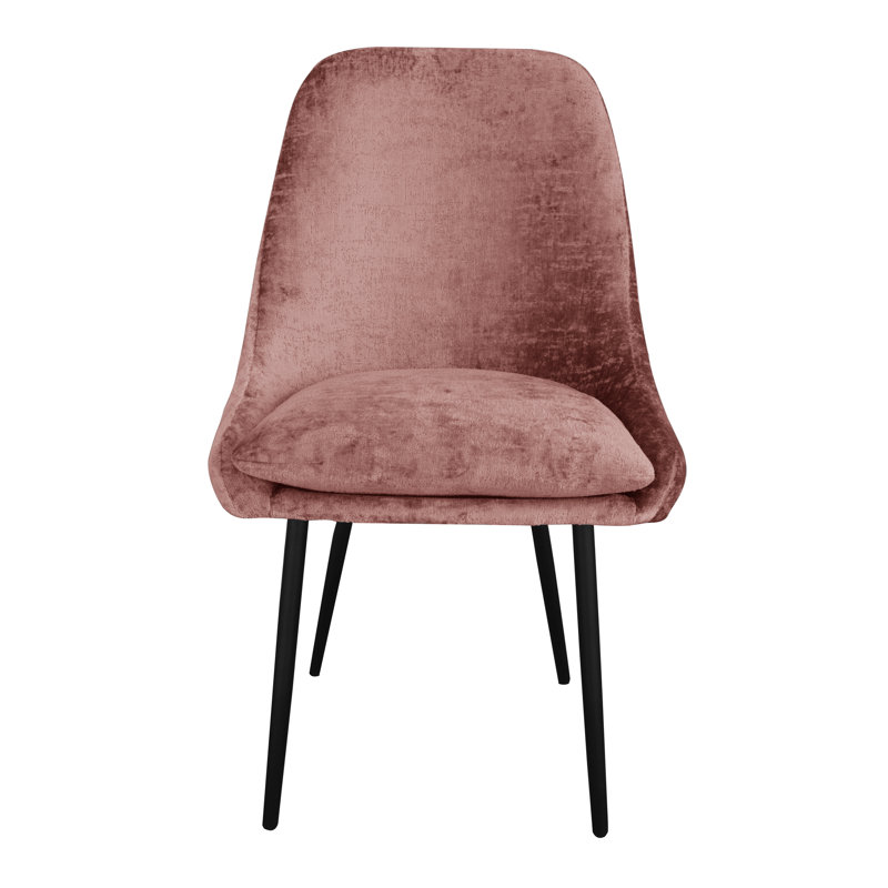 Misty 48cm H Upholstered Side Chair, Pink