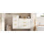 Armoire flottante murale 24 po avec armoire latérale, meuble-lavabo rectangulaire, petit lavabo de salle de bain avec trou de robinet simple et trop-plein, armoire de salle de bain moderne avec lavabo en céramique-121102154