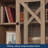 Eraclio Library Bookcase, Brushed Oak Finish