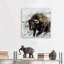 Gold Bull - peinture sur toile tendue-1956068299