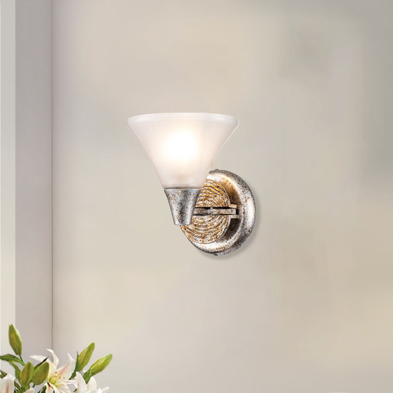 Meuble-lavabo 1 lumière Lemoine, Feuille d'argent