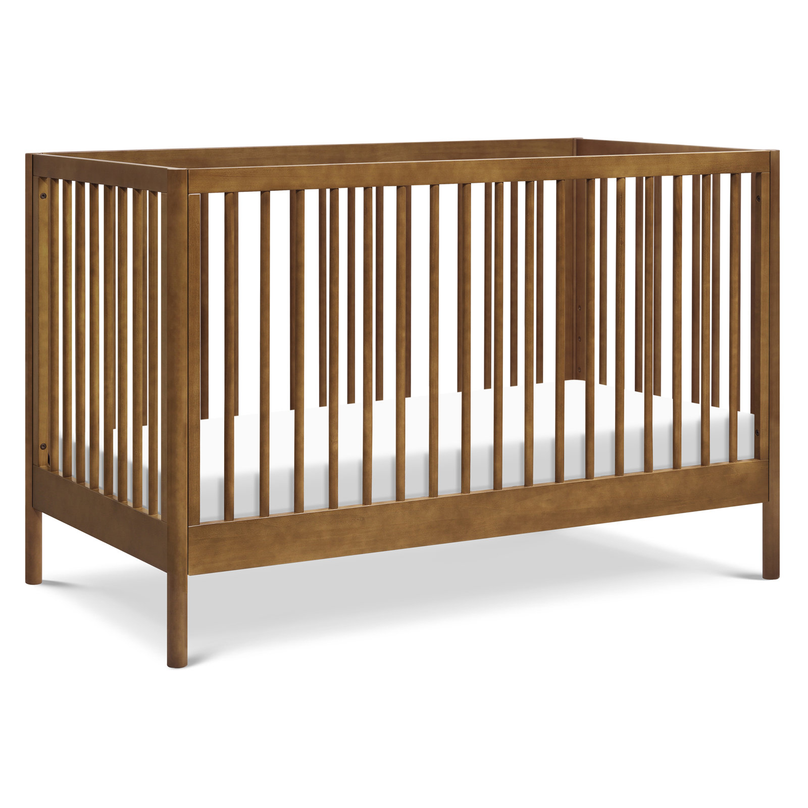 Birdie Pine 3-in-1 Convertible Crib, Walnut