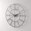 Garney Metal Wall Clock with Black Hands-569890745-569890746
