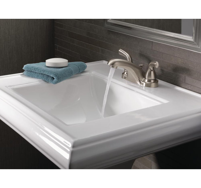 Robinet de salle de bain central Foundations avec ensemble de bonde et technologie Diamond Seal Foundations