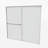 60 in. W x 58 in. H Double Added Semi-Frameless Shower Door with Clear Glass-85583393