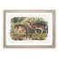 Two Deers by J.W. Audubon - Framed Print-55614778-55614779