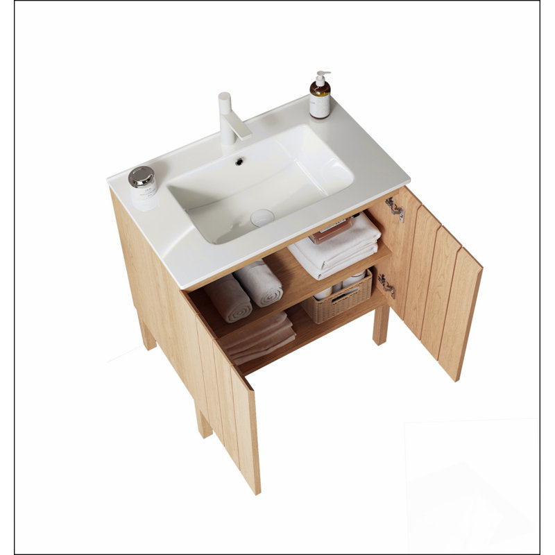 Meuble-lavabo autoportant de 30 po avec lavabo