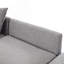 86,6 po Canapé modulaire Canapé modulaire en U Canapé-lit Canapé-lit en L avec repose-pieds mobile et deux ports USB pour le salon (ancien SKU: N719S001680R), gris clair-1413562995