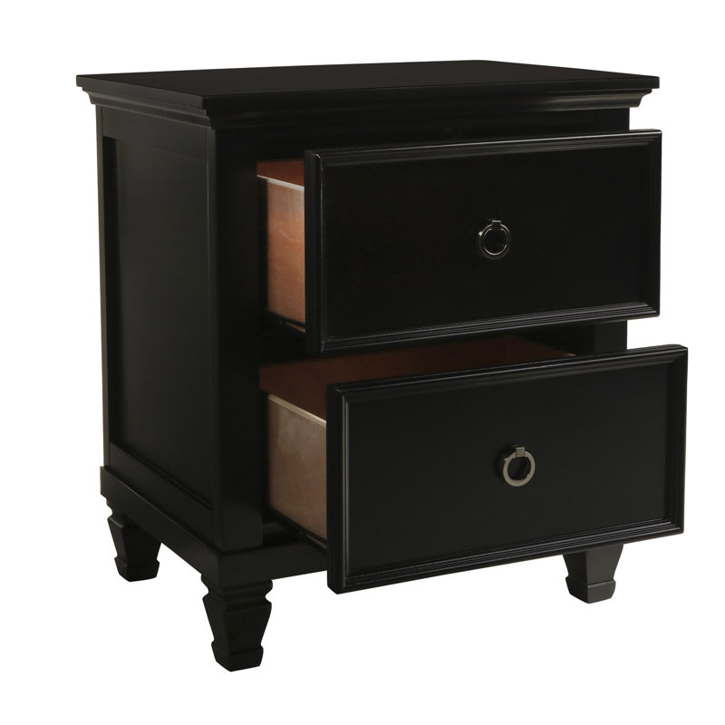 Gilpin 24'' W Nightstand, Black