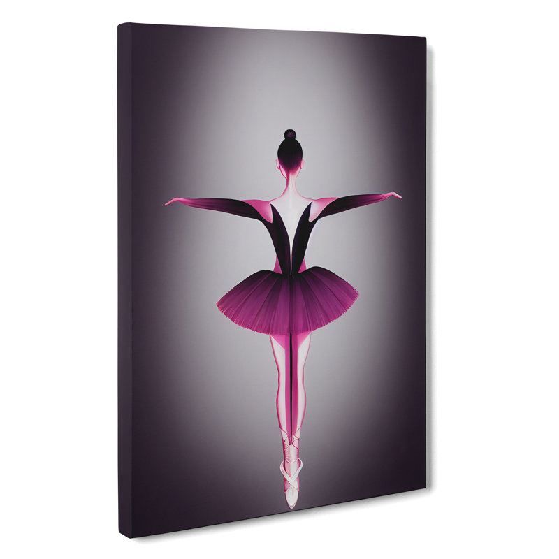 Behind the Ballerina - Wrapped Canvas, 76cm H x 50cm W x 3cm D