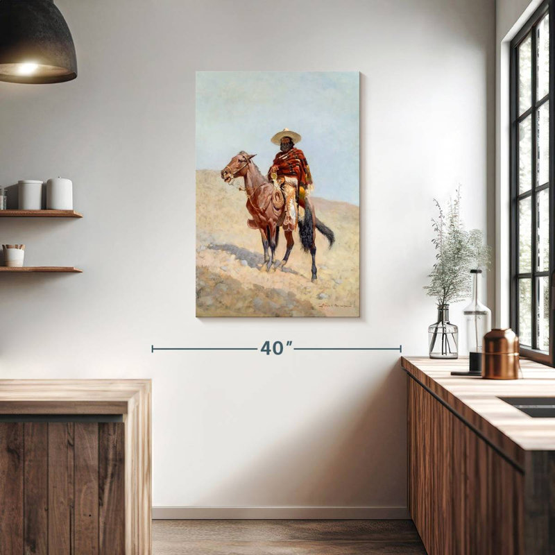 Lelar, Vaquero mexicain, 1890, H 39 po x l 26 po