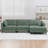 L-Shaped Sectional with Reversible Ottoman -1786205737