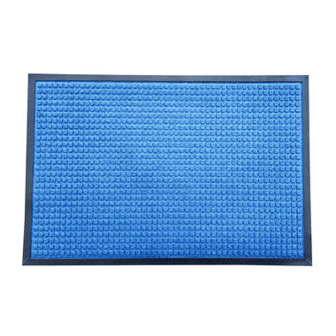 Zoeey Commercial Non-Slip Outdoor Door Mat Latitude Run Mat Size: 72 x 48, Color: Blue