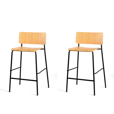 Mia Counter Stool with Metal Frame