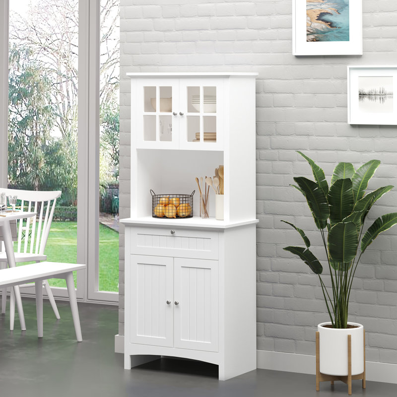 Garde-manger blanc avec rangement réglable