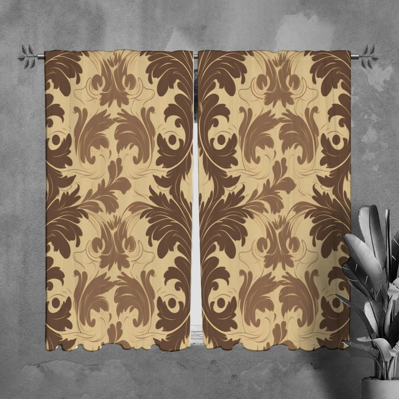 Paire de rideaux obscurcissant en polyester Miguelangelo, L 20 po x L 61 po
