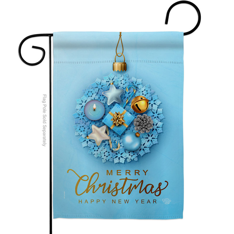 Double Sided 18.5'' H x 13'' W Polyester Garden Flag