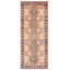 Tapis de couloir unique en laine noué à la main style années 1990 de 4 pi 4 po x 10 pi 11 po brun / ivoire Mominah