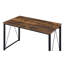 Bureau d'écriture rectangulaire avec base en métal-960397202-960397203