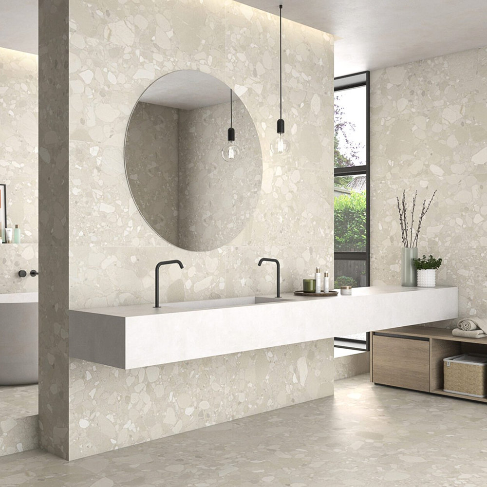 Dorado 24" x 24" Matte Tile, Beige