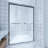 46" - 48" W x 72" H Double Sliding Semi-Frameless Shower Door-91148685