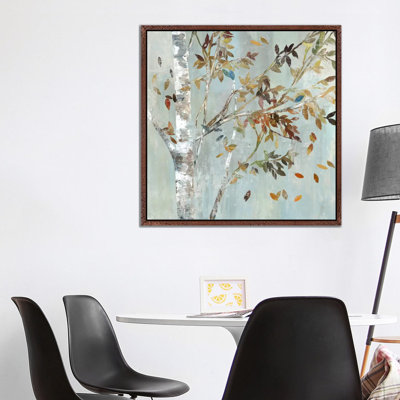 Birch With Leaves I by Allison Pearce - Wrapped Canvas Painting