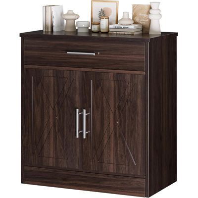Sideboard Buffet With Storage, Modern Kitchen Storage Cabinet With 1 Drawer And 2 Doors, Wood Coffee Bar Buffet Table For Kitchen, Dining Room by Gracie Oaks