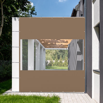 Domi Louvered Polyethylene Plastic Side Wall