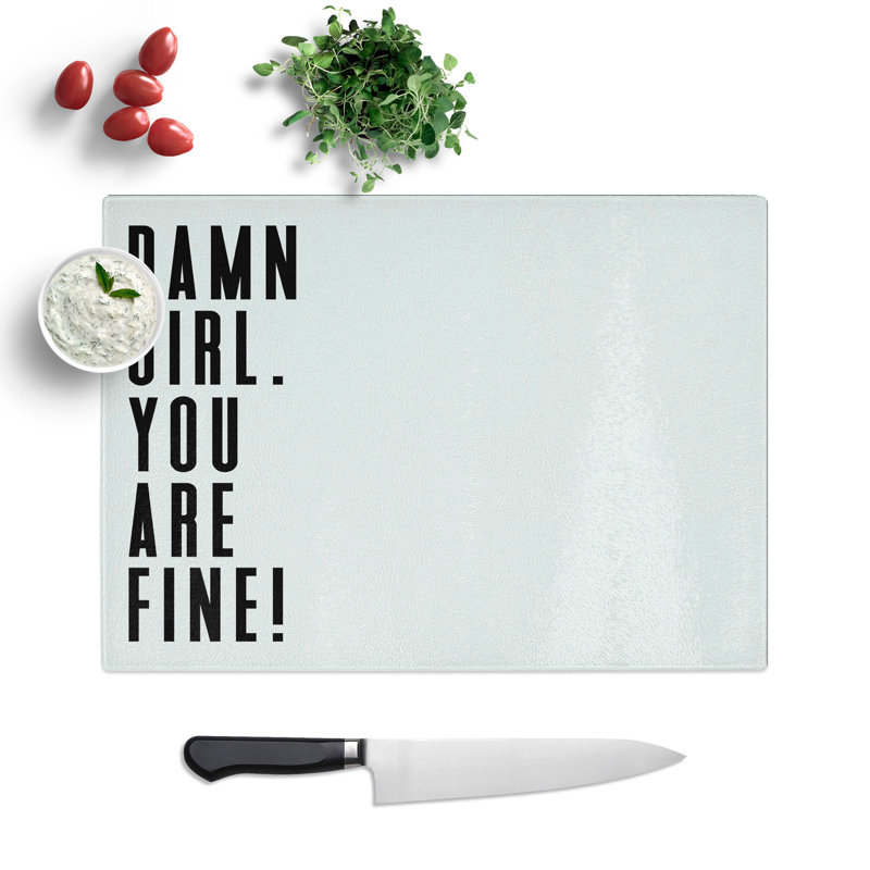 You Are Fine Chopping Board, 20cm W x 28.5cm L