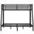 Metal Twin over Full Bunk Bed for Teens & Adults, Space-Saving, Noise-Reduced, No Box Spring Needed, Black