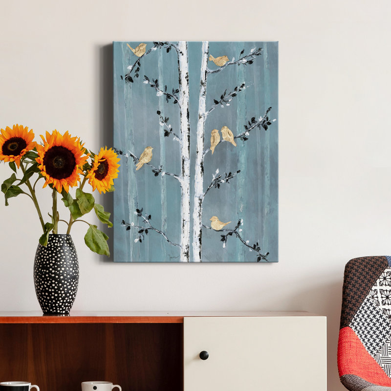 «Sound of Spring» par Tava Studios - reproduction d'art sur toile tendue, H 40 po x l 30 po x P 1 po