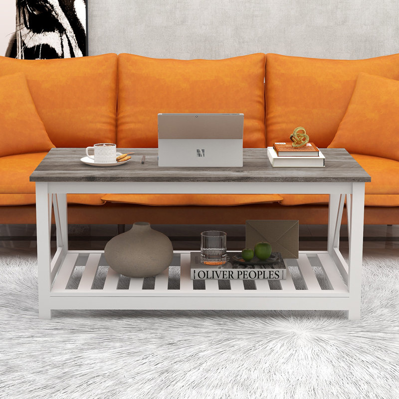 Table basse à 4 pieds avec rangement Tymisha