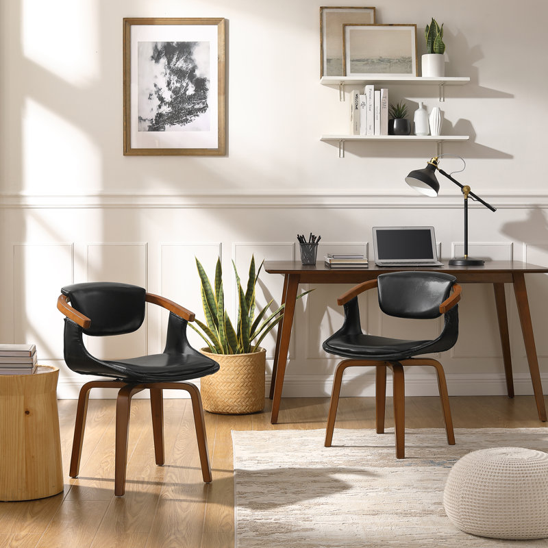 Upholstered Dining Chair, Black