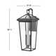 Caliana 2 Light Empire Outdoor Aluminum LED Wall Light