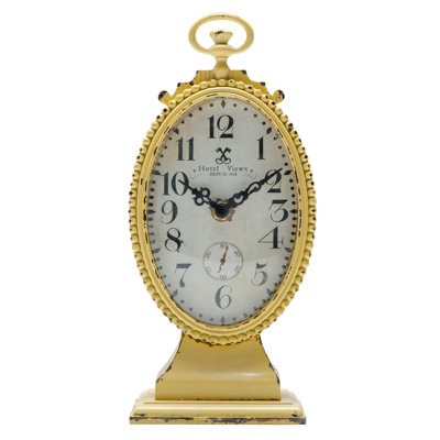 Analog Quartz Movement / Crystal Tabletop Clock