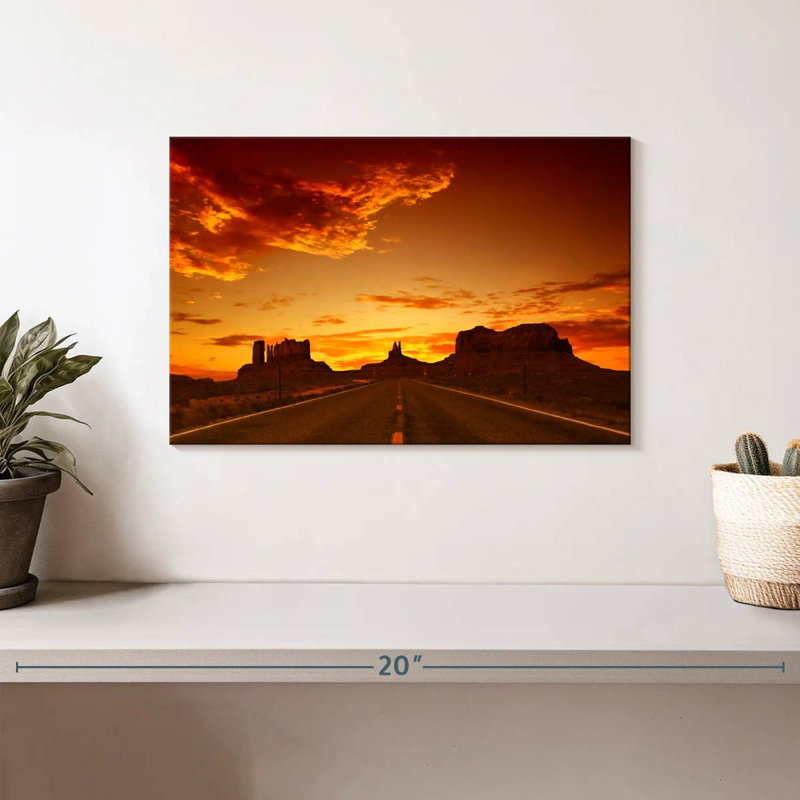 Mehar Road Sunset, 8" H x 12" W